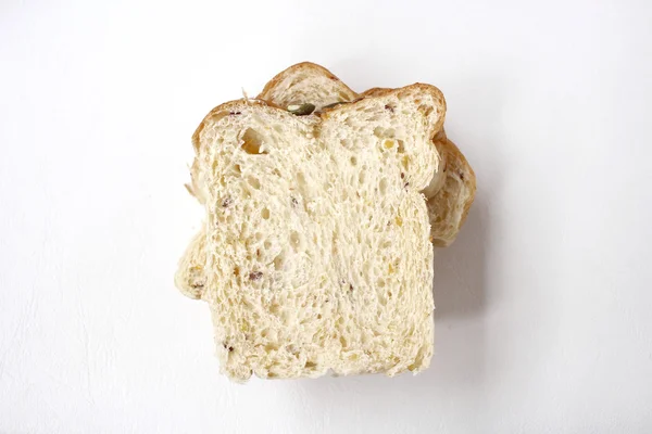 Whole wheat bread isolated — Stock Photo, Image