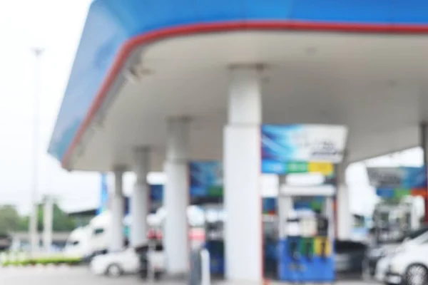 Tankstellen Service Verschwommen — Stockfoto