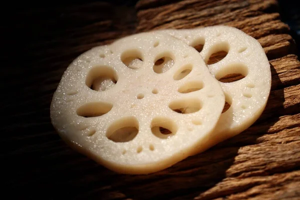 Lotusrot Och Skugga Kinesisk Mat — Stockfoto