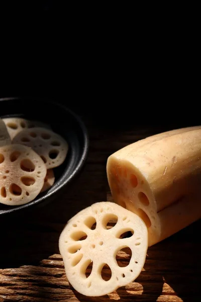Lotus Wortel Schaduw Chinees Voedsel — Stockfoto