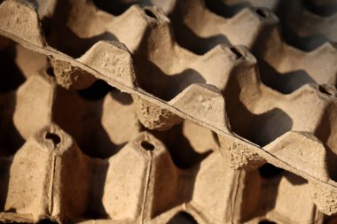 Boş yumurta karton kutu arka planı