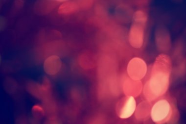 Red bokeh