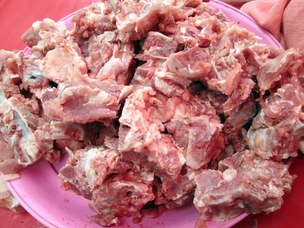 Çiğ domuz kaburgası — Stok fotoğraf