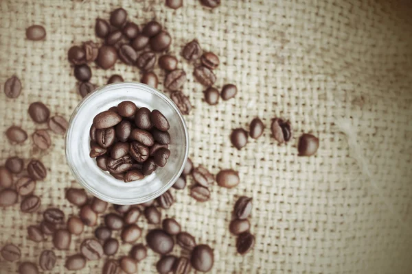 Chicchi di caffè torrefatto — Foto Stock