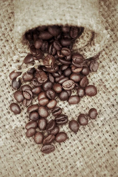 Chicchi di caffè torrefatto — Foto Stock