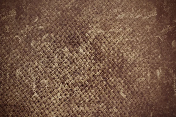 Brown sackcloth texture — Stock Photo, Image