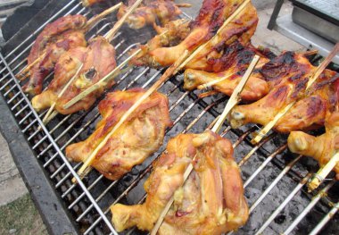 Bar-BQ veya barbekü ızgara 