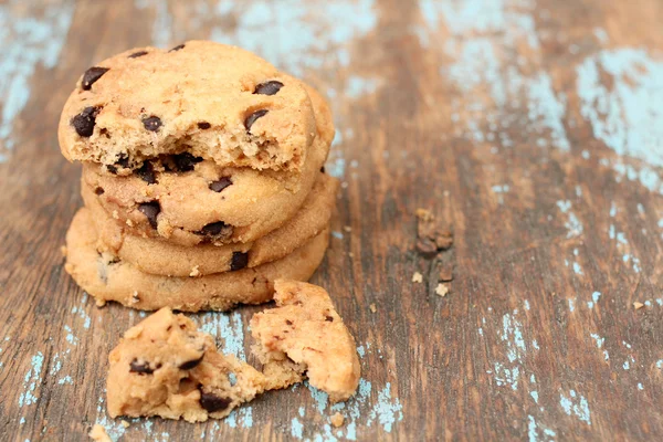 Galletas con chips de chocolate —  Fotos de Stock