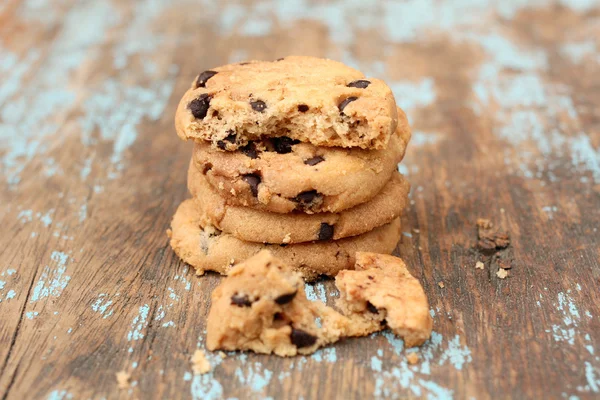 Galletas con chips de chocolate —  Fotos de Stock