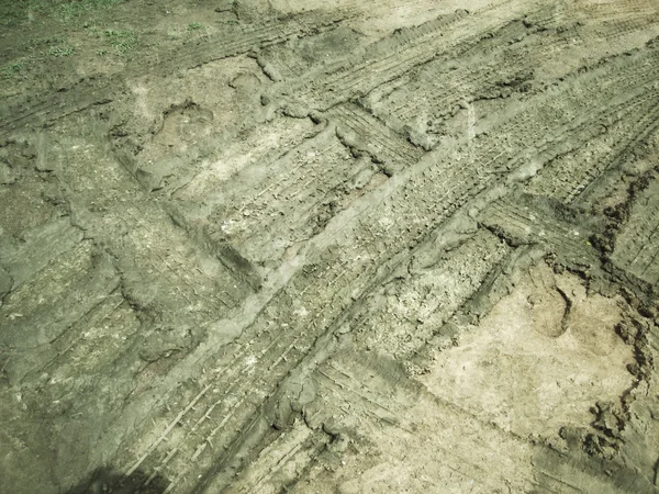 Wheel tracks — Stock Photo, Image