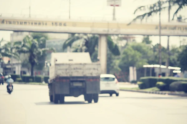 Blurred of car — Stock Photo, Image