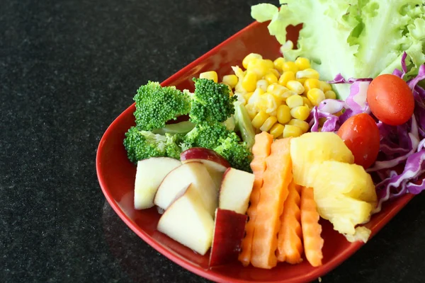 Sluiten van salade — Stockfoto