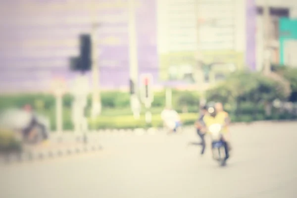 Blurred of car on road — Stock Photo, Image