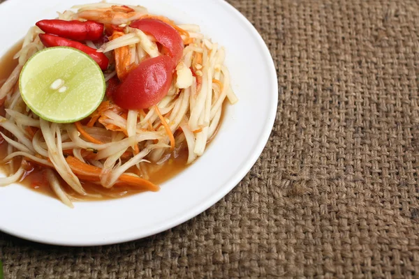 Ensalada de papaya —  Fotos de Stock