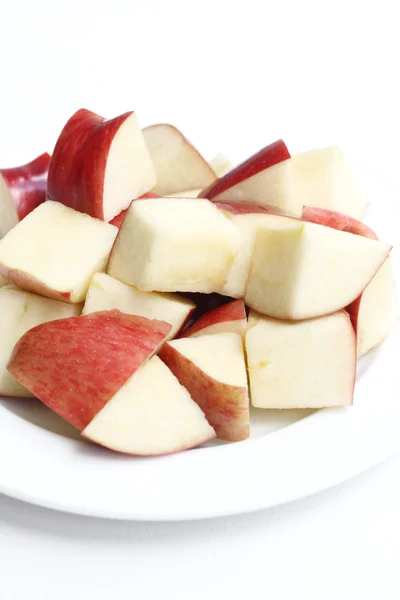 Slice of fresh red apples — Stock Photo, Image