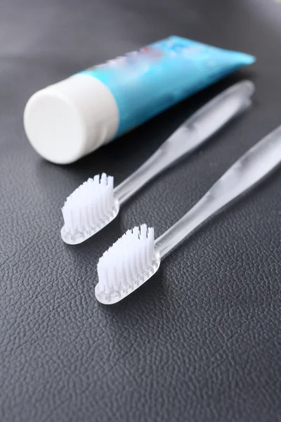 Toothbrush with toothpaste — Stock Photo, Image