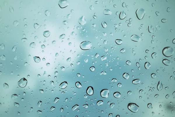 Waterdruppel op glas — Stockfoto