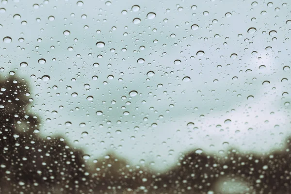 Goccia d'acqua e strada — Foto Stock