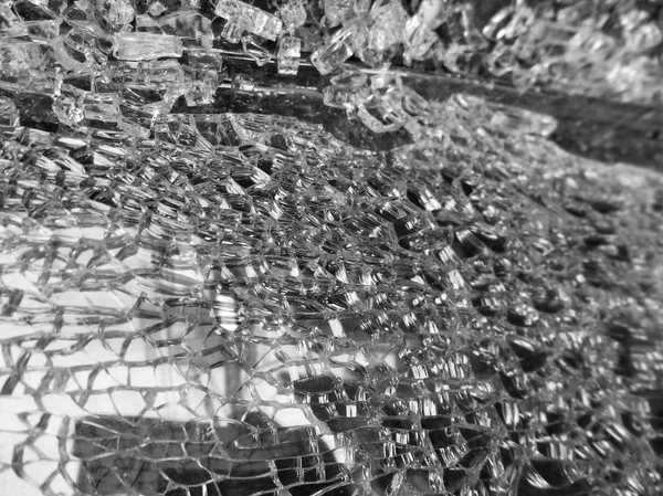 Rozbité sklo — Stock fotografie