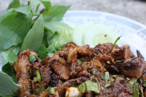 Pork salad - asia food — Stock Photo, Image