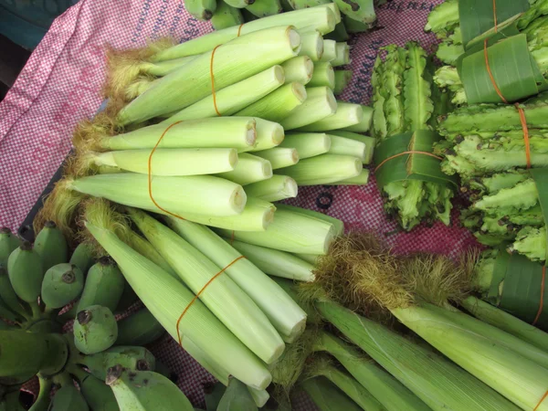 Mix of green vegetables — Stock Photo, Image