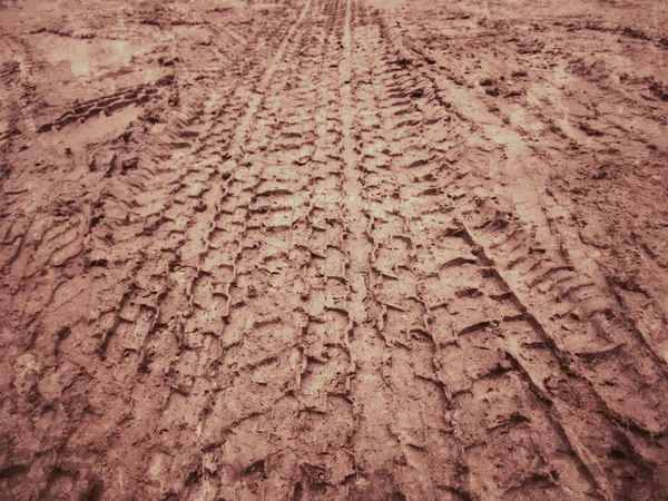 Wheel tracks — Stock Photo, Image