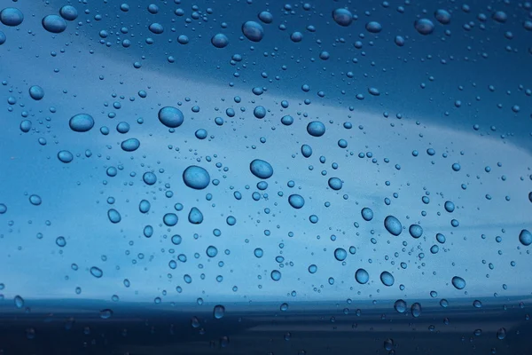 Wassertropfen auf Glas — Stockfoto