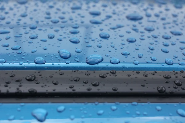 Water drop on glass — Stock Photo, Image