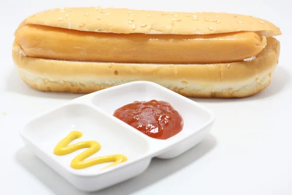 Hot dog sandwich — Stock fotografie