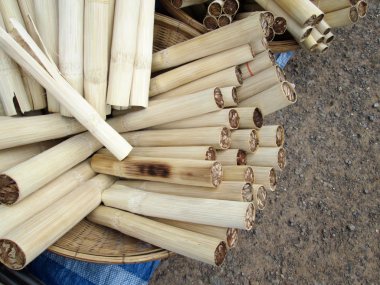 yapışkan pirinç kavrulmuş 