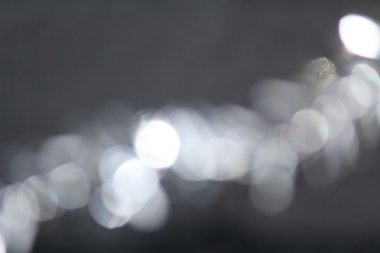 Gümüş bokeh