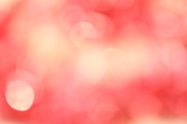 Red bokeh