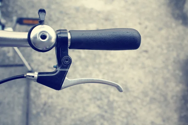 Vintage bicycle handlebar — Stock Photo, Image