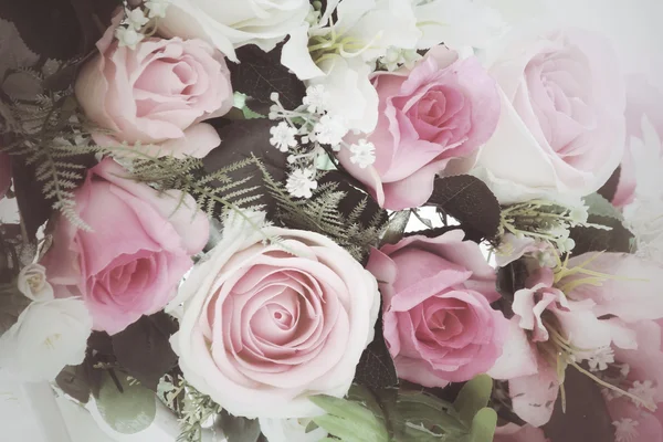 Vintage rosa flores — Fotografia de Stock