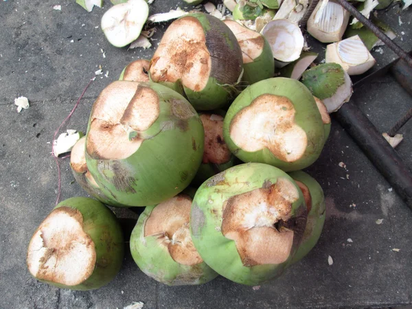 Kokosové vody nápoj — Stock fotografie