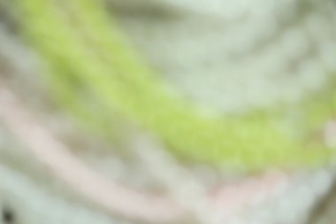 İnci kolye bulanık