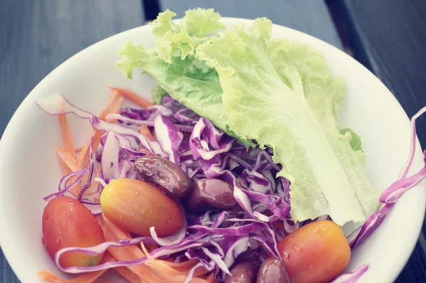 Fechar a salada — Fotografia de Stock