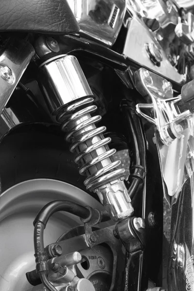 Shock absorber motorcycle — Stock Photo, Image