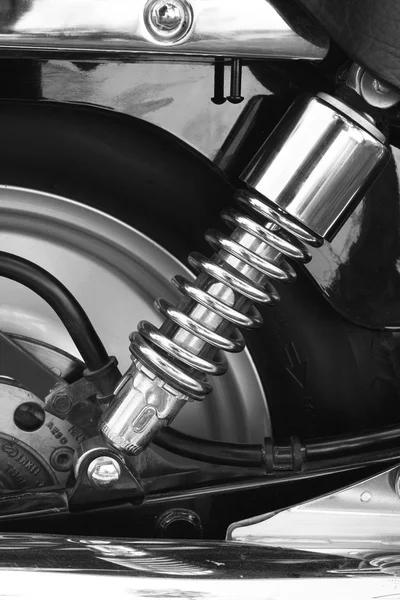 Shock absorber motorcycle — Stock Photo, Image