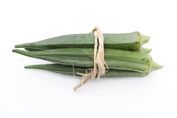 Okra isolated — Stock Photo, Image