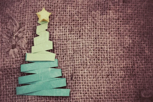 Árvore de Natal papel . — Fotografia de Stock
