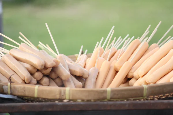 BBQ sausages — Stock Photo, Image