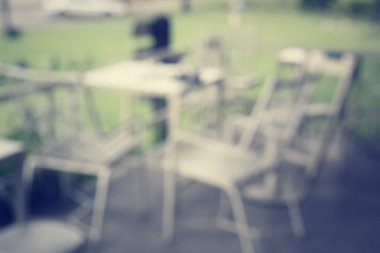 Bulanık Bahçe sandalyeler