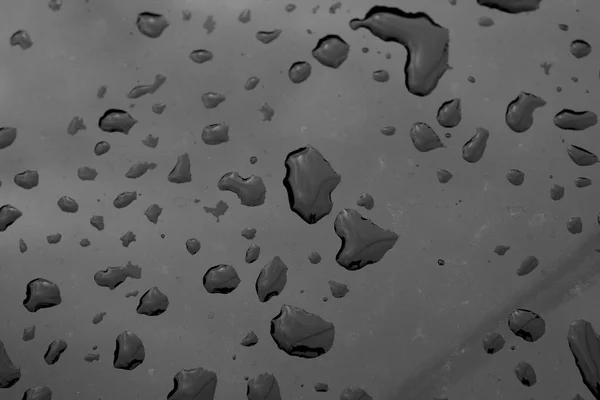 유리에 떨어지는 물방울 — 스톡 사진