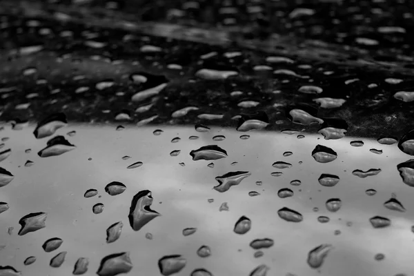 Water drop on glass — Stock Photo, Image