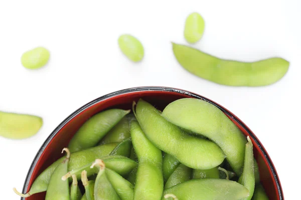 Groene sojabonen — Stockfoto