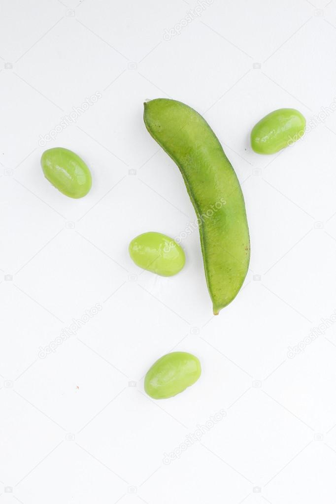 Green soybeans 