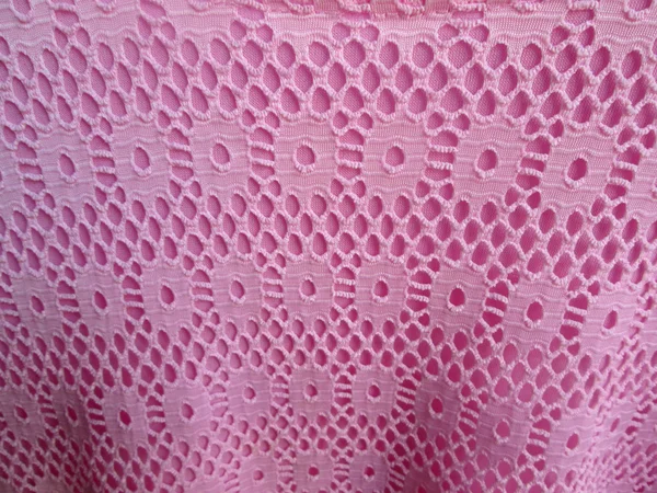 Roze stof achtergrondstructuur — Stockfoto