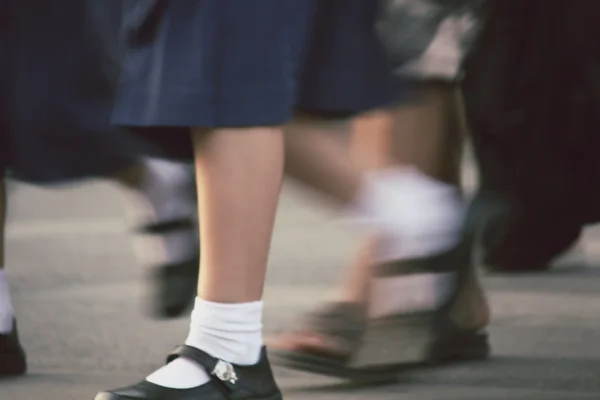 Blurred walking — Stock Photo, Image