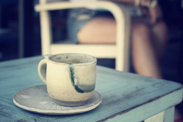 カフェのコーヒーカップ — ストック写真